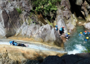 「清远散拼」玄真溪降漂流双飞、星球营地、烧烤BBQ 篝火晚会、山地越野车、住5钻建滔裕花园酒店